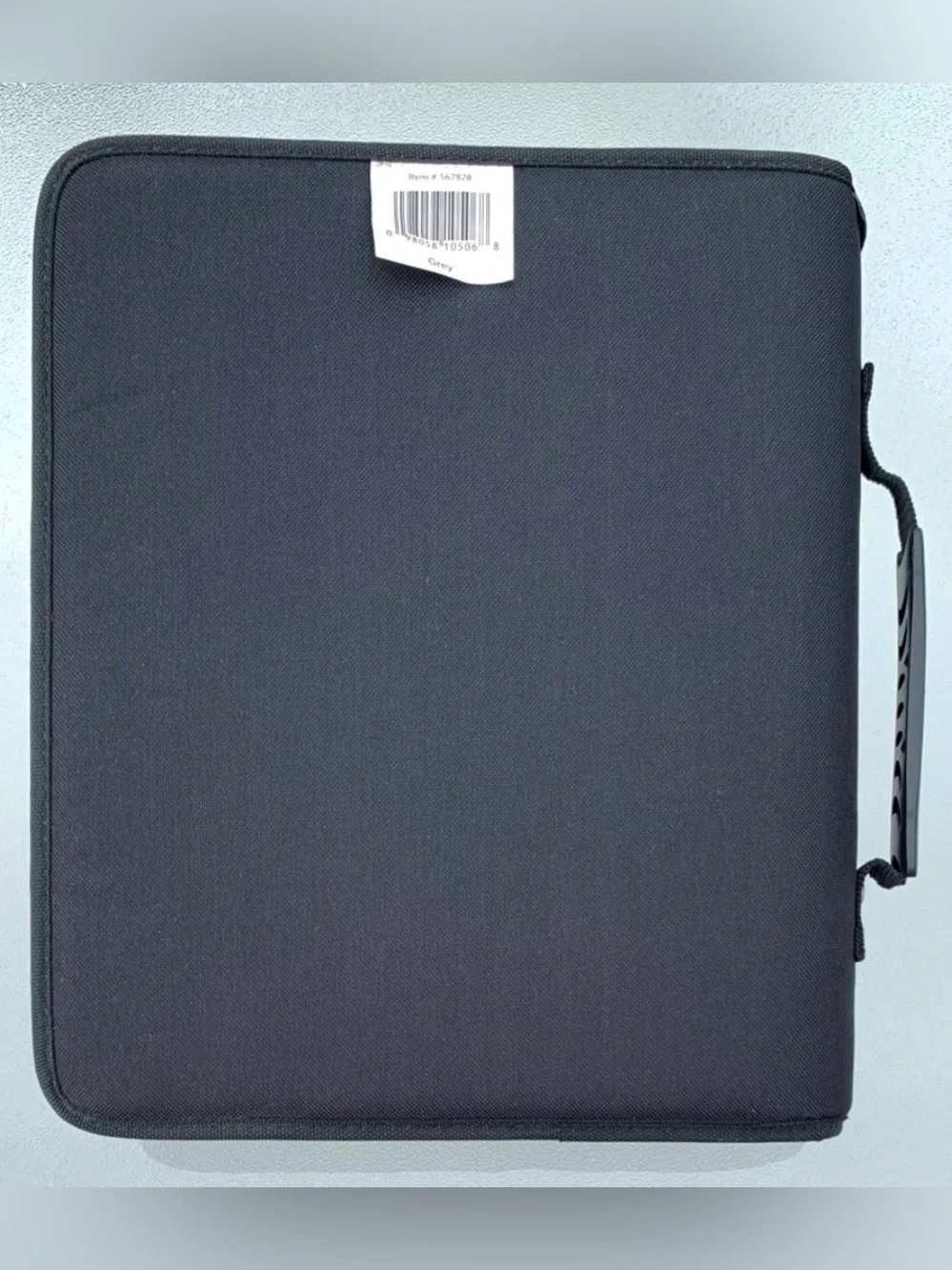 Tech Gear Mega Filled Black and Grey Padded 3-Ring Binder Organizer
